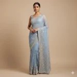 Powder Blue Saree