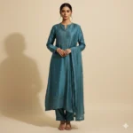 Teal Kurta Set