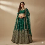 Emerald Green Lehenga