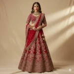 Red Bridal Lehenga
